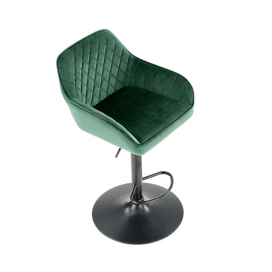Chaise de bar H103 vert foncé (1p=1pc)