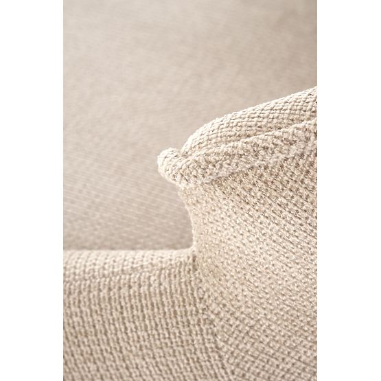 Chaise de bar H122 pieds - noir, siège - beige (1p=2pcs)