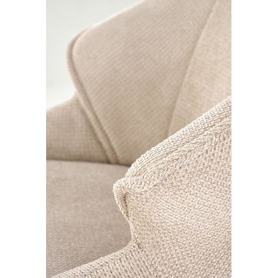 Chaise de bar H122 pieds - noir, siège - beige (1p=2pcs)