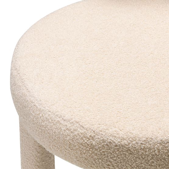 Chaise de bar Pedro 2.0, beige, bouclé