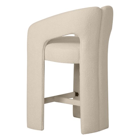 Chaise de bar rembourrée Castelo beige