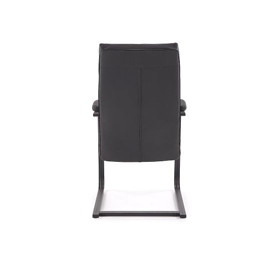 Chaise de bureau ADRIANO SKID noire