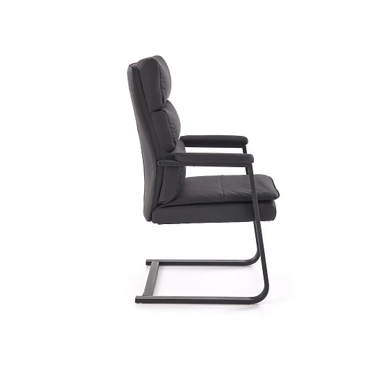 Chaise de bureau ADRIANO SKID noire