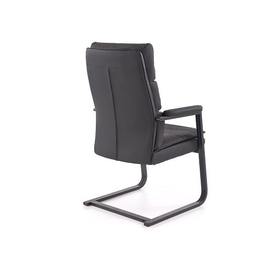 Chaise de bureau ADRIANO SKID noire
