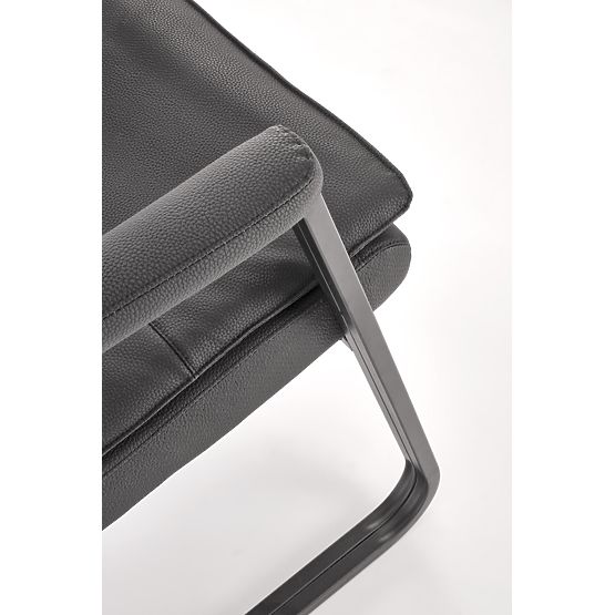 Chaise de bureau ADRIANO SKID noire