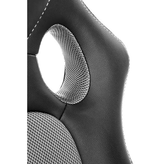 Fauteuil de bureau BERKEL - noir et gris