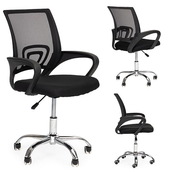 Chaise de bureau pivotante profilée