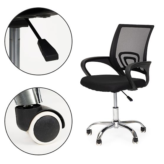 Chaise de bureau pivotante profilée