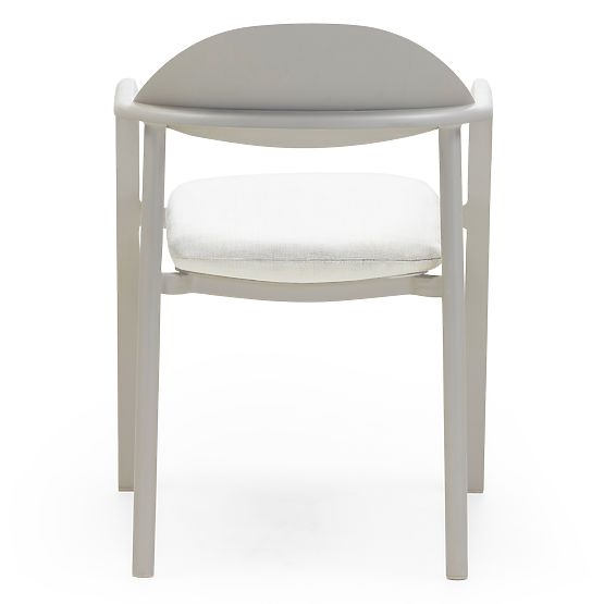 Chaise de jardin Marinelli, aluminium, beige clair