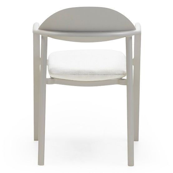 Chaise de jardin Marinelli II, aluminium, beige clair