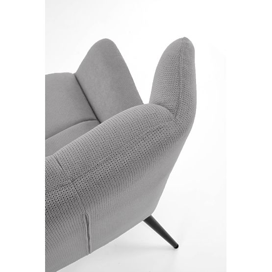 Chaise de relaxation BYRON - gris