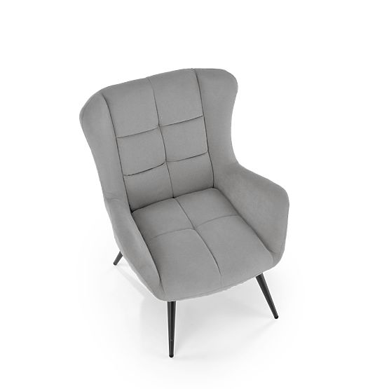 Chaise de relaxation BYRON - gris