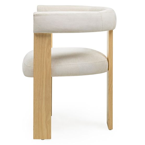 Chaise de salle à manger Bali, beige/frêne
