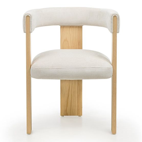 Chaise de salle à manger Bali, beige/frêne