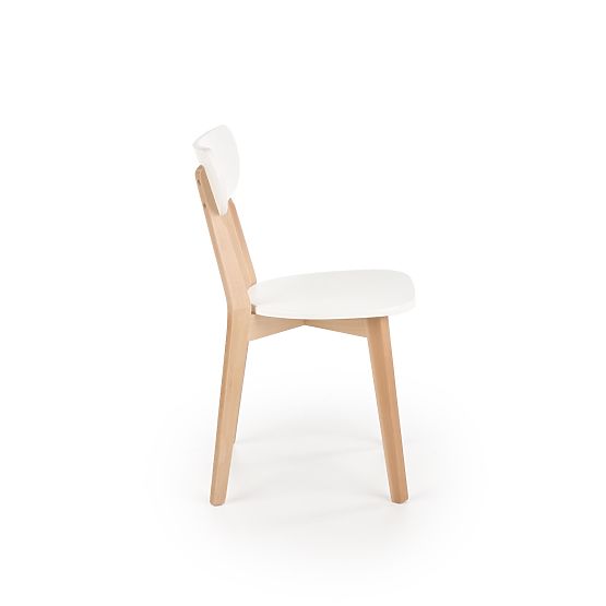 Chaise de salle à manger BUGGI - blanche