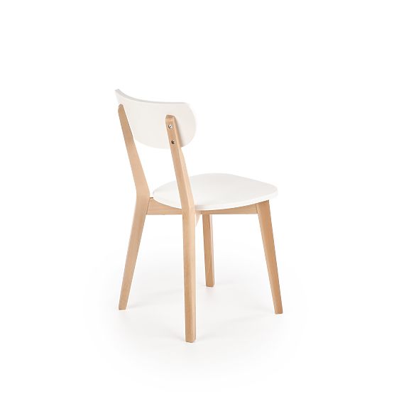 Chaise de salle à manger BUGGI - blanche