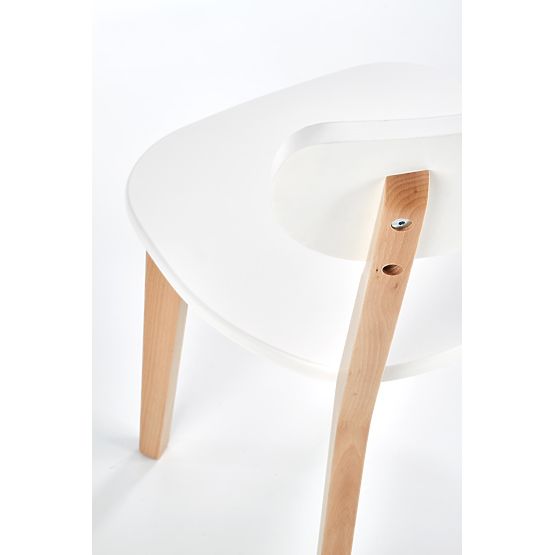 Chaise de salle à manger BUGGI - blanche