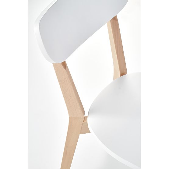 Chaise de salle à manger BUGGI - blanche