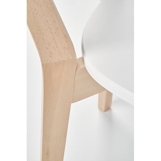 Chaise de salle à manger BUGGI - blanche