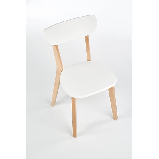 Chaise de salle à manger BUGGI - blanche