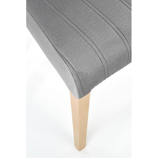 Chaise de salle à manger DIEGO 3 - gris clair/naturel