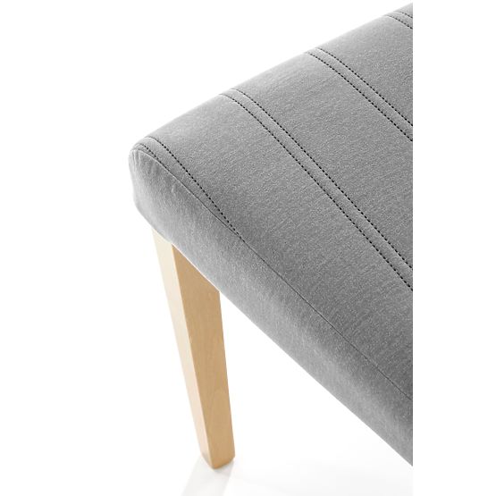 Chaise de salle à manger DIEGO 3 - gris clair/naturel