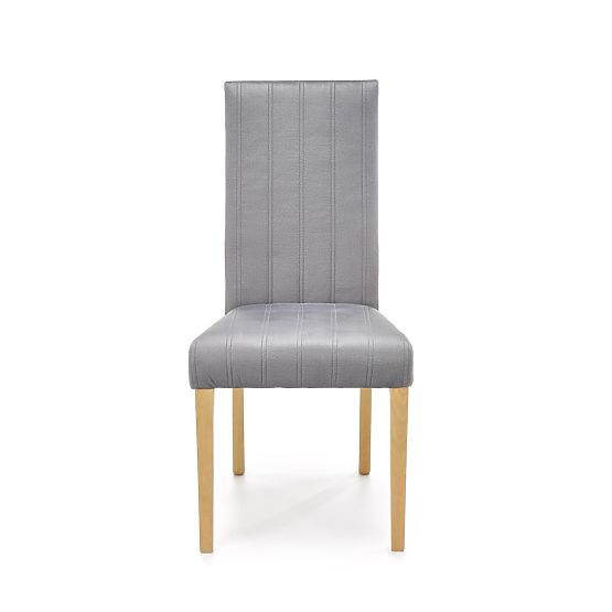 Chaise de salle à manger DIEGO 3 - gris clair/naturel