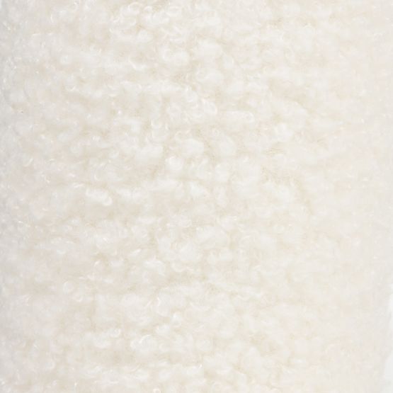 Chaise de salle à manger Ivo, écru, bouclé