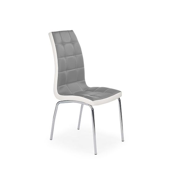 Chaise de salle à manger K186 - gris et blanc