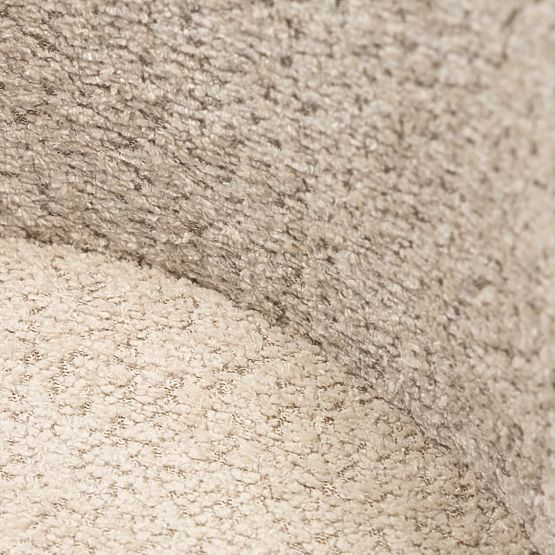 Chaise de salle à manger Larisa, beige/pieds noirs