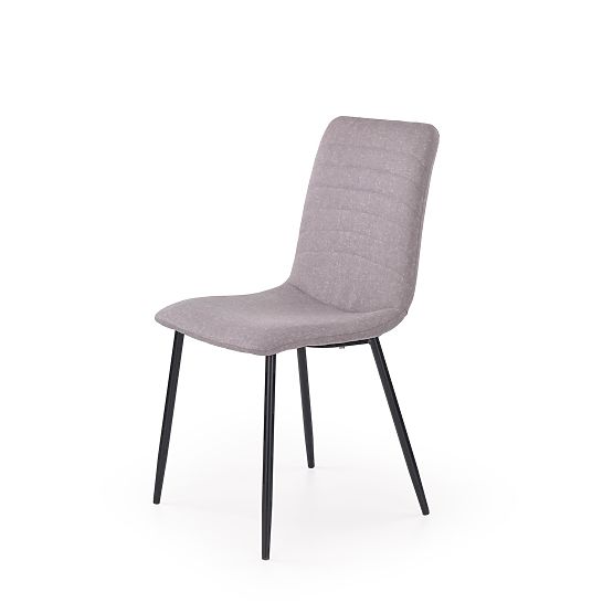 Chaise de salle à manger Sofie - gris, rembourrée