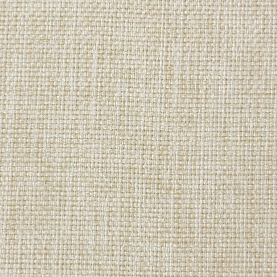Chaise en bois Sande arrondie, naturel/crème, bois de teck