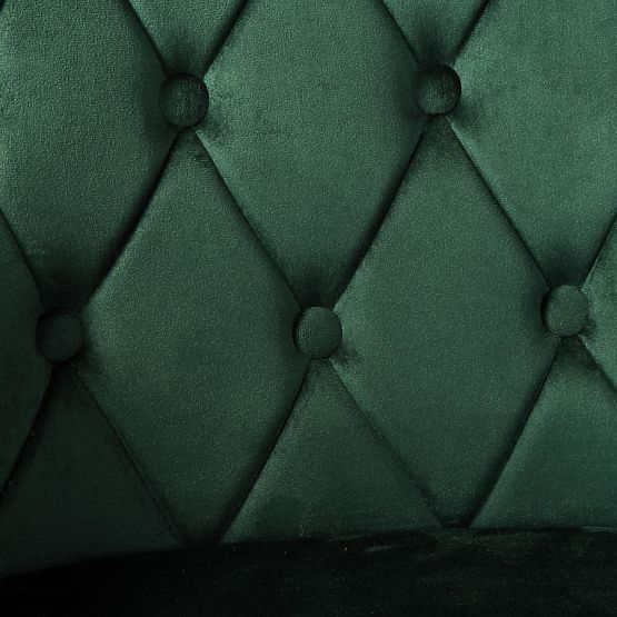 Chaise en velours ATLANTA VELVET vert foncé