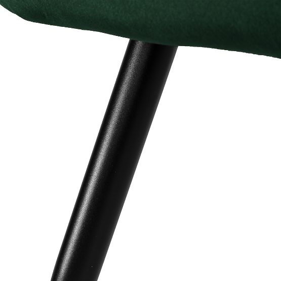 Chaise en velours ATLANTA VELVET vert foncé