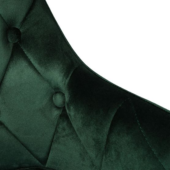 Chaise en velours ATLANTA VELVET vert foncé