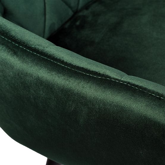 Chaise en velours ATLANTA VELVET vert foncé