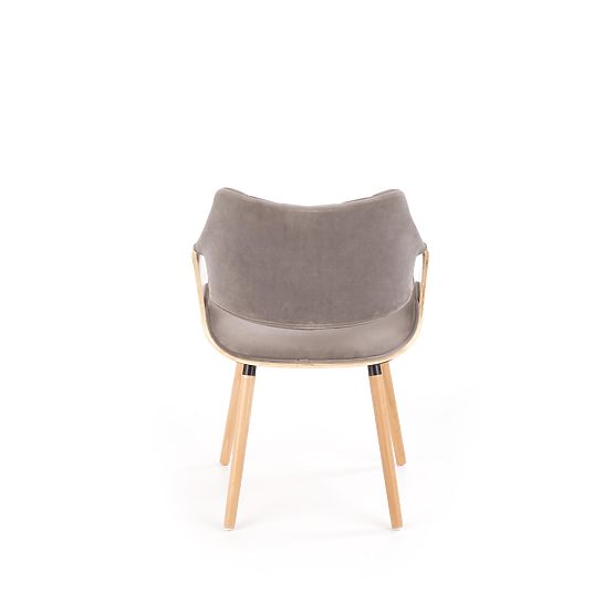 Chaise K396 chêne clair / gris (1p=1pc)
