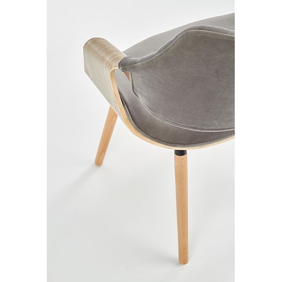 Chaise K396 chêne clair / gris (1p=1pc)