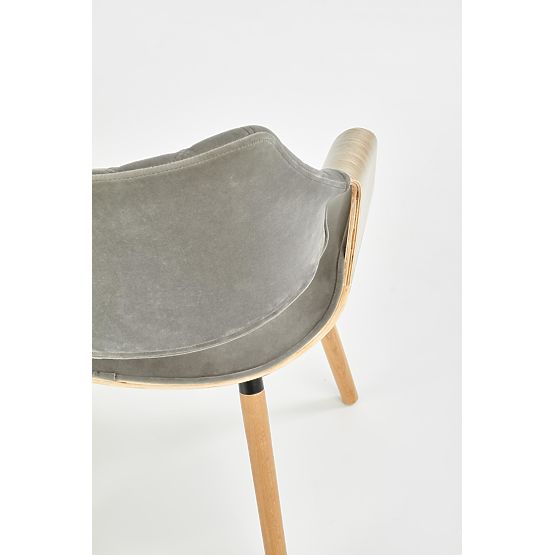 Chaise K396 chêne clair / gris (1p=1pc)