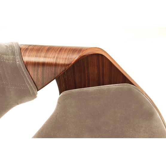 Chaise K396 noyer / beige (1p=1pièce)