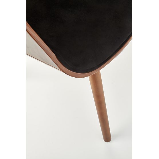 Chaise K396 noyer / noir (1p=1pc)