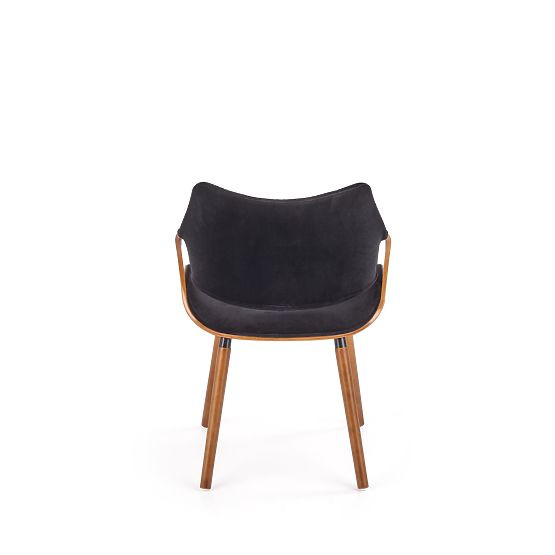Chaise K396 noyer / noir (1p=1pc)