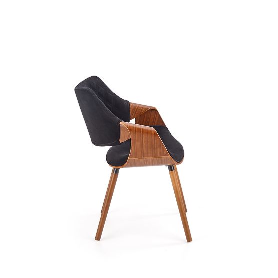 Chaise K396 noyer / noir (1p=1pc)