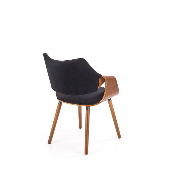 Chaise K396 noyer / noir (1p=1pc)