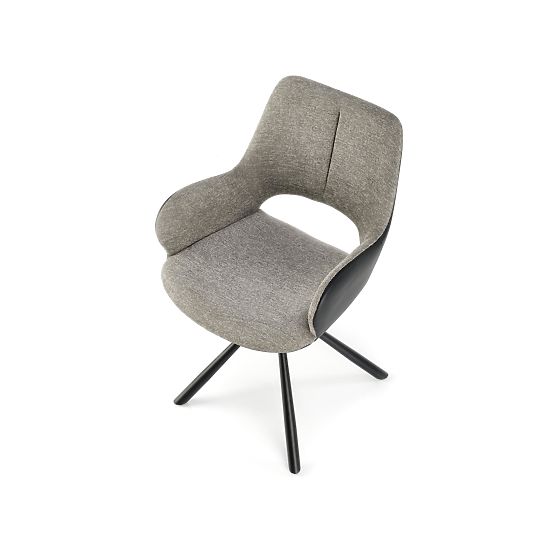 Chaise K494 gris / noir (1p=2pcs)