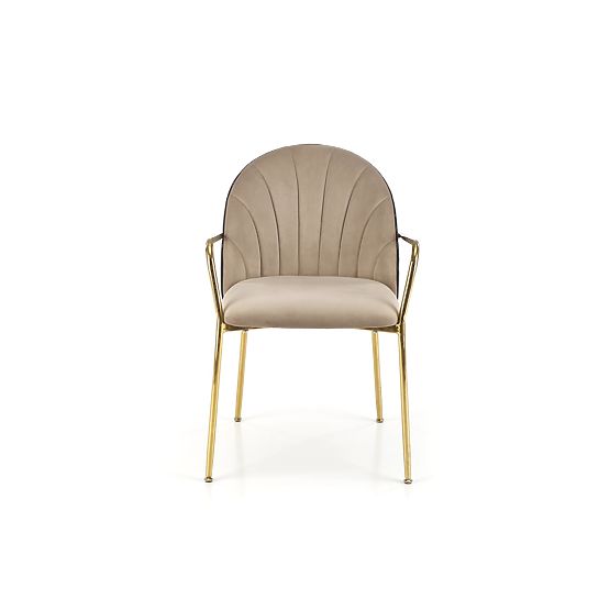 Chaise K500 beige / noire (1p=2 pcs)