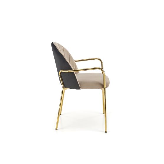 Chaise K500 beige / noire (1p=2 pcs)