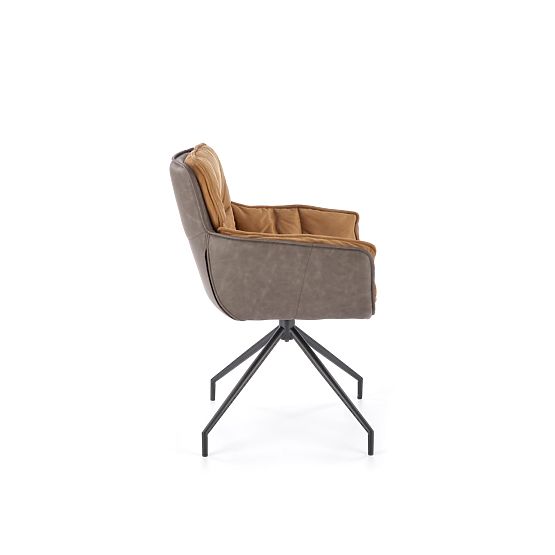 Chaise K523 marron / marron foncé (1p=2pcs)