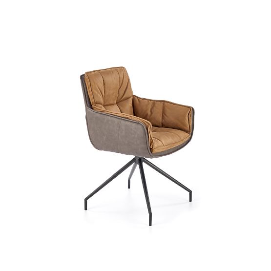 Chaise K523 marron / marron foncé (1p=2pcs)