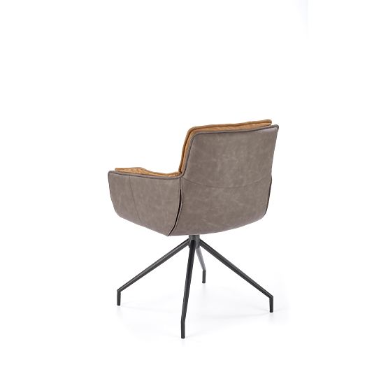 Chaise K523 marron / marron foncé (1p=2pcs)
